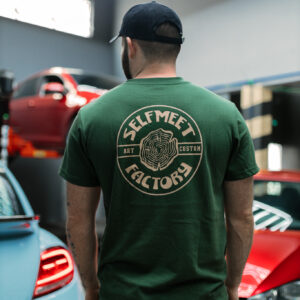 Camiseta Verde com Logo Selfmeet Factory